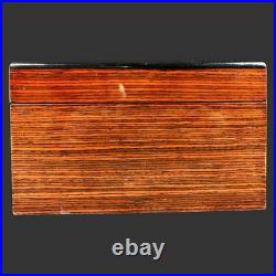 Vintage Lot of 7 Assorted Cigar Humidor 1 Big Box & 6 Cigar Holders