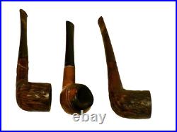 Vintage MCM Fairfax Wooden w 9 Pipes Stand & Green Soreno Glass Humidor Lidded Vintage MCM Fairfax Wooden w 9 Pipes Stand & Green Soreno Glass Humidor Lidded