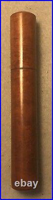 Vintage Mahagony Single Cigar Travel Tube Humidor