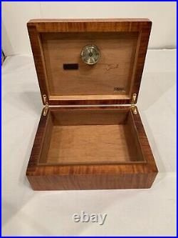 Vintage Michael Dixon Cigar Humidor Wooden Box F5