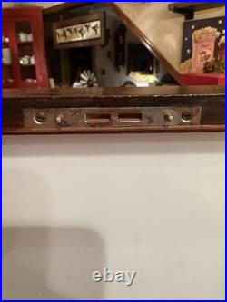 Vintage Milk Glass Lined Wooden Humidor Box As Is