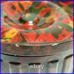 Vintage Multi Color Genuine Coltrock Colt Jarette Tobacco Humidor Style 8086