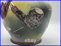 Vintage Nippon Morimura Bros- Lidded Tobacco Humidor Jar-Pipes & Cigar & Matches