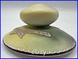 Vintage Nippon Morimura Bros- Lidded Tobacco Humidor Jar-Pipes & Cigar & Matches