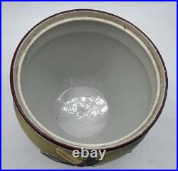 Vintage Nippon Morimura Bros- Lidded Tobacco Humidor Jar-Pipes & Cigar & Matches