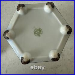 Vintage Nippon Owl on Tree Tobacco Humidor Blue Marked