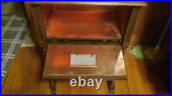 Vintage Oak-Copper Lined-16 x 12 x 32 Raised Domed Lid Humidor- Pristine