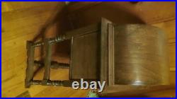 Vintage Oak-Copper Lined-16 x 12 x 32 Raised Domed Lid Humidor- Pristine