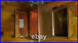 Vintage Oak-Copper Lined-16 x 12 x 32 Raised Domed Lid Humidor- Pristine Vintage Oak-Copper Lined-16 x 12 x 32 Raised Domed Lid Humidor- Pristine