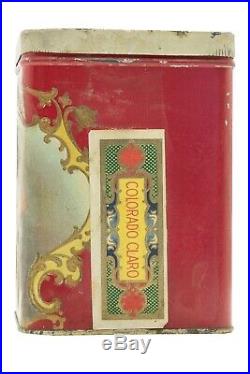 Vintage Osceola litho 25 cigar humidor tin in good condition