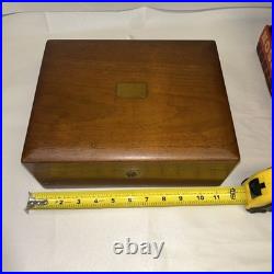 Vintage Pattberg Novelty American Walnut Humidor Box