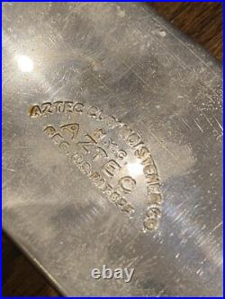 Vintage Pattberg Novelty NYC Burl Wood Cigar Humidor with Aztec Moistener Used