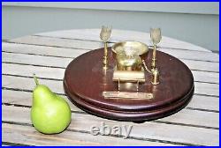 Vintage Pipe Cigar Cigarette Tobacco Smoking Stand Table Top G. Lorenzi Italy