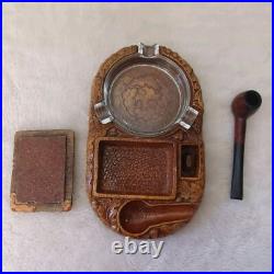 Vintage Pipe, Pipe Holder Ashtray Stand New York City 1948 Multi Prod Inc Vintage Pipe, Pipe Holder Ashtray Stand New York City 1948 Multi Prod Inc