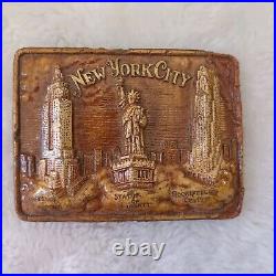 Vintage Pipe, Pipe Holder Ashtray Stand New York City 1948 Multi Prod Inc