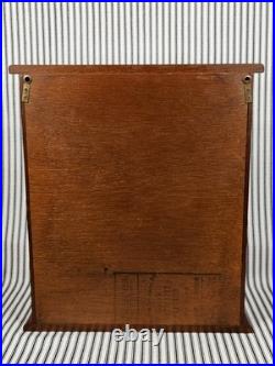 Vintage Pipe Stand Smokers Cabinet (7 Rest), Walnut Decatur Industries Vintage Pipe Stand Smokers Cabinet (7 Rest), Walnut Decatur Industries