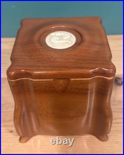 Vintage Pipe Tobacco Humidor Box Made In Italy Signed