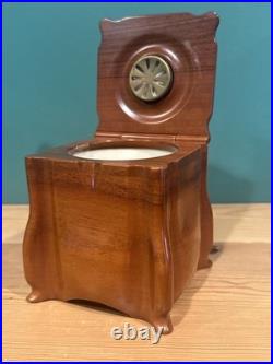 Vintage Pipe Tobacco Humidor Box Made In Italy Signed