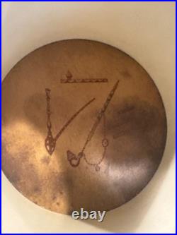 Vintage Pipe Tobacco Humidor Box Made In Italy Signed