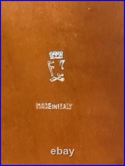 Vintage Pipe Tobacco Humidor Box Made In Italy Signed