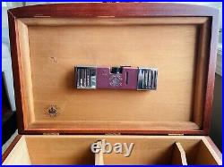 Vintage Reed & Barton Dimond Crown Cigar Humidor (Made with Cherrywood)