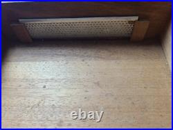Vintage Rob Burns Cigar Mahogani Humidor 7.5 x 9.5 x 3.6