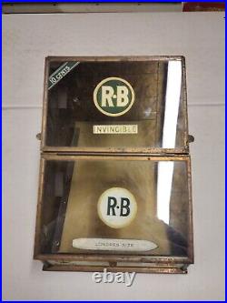Vintage Rosenthal Bros. Cigar Store Advertising Countertop Display Case Humidor