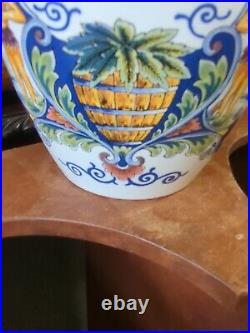 Vintage Royal Goedewaagen Delft Cleary Tobacco Jar Apothecary