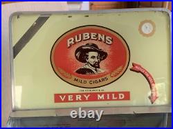 Vintage Rubens Mild Cigars Jose Escalante Co countertop humidor fair used cond