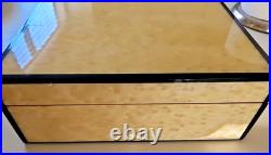 Vintage SAVINELLI ITALY Karelian Birch Humidor-Mid 20th Century -EXCELLENT Cond