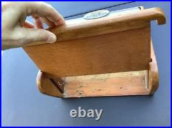 Vintage Santa Fe Cigars Wooden Cigar Countertop Store Display Case Humidor