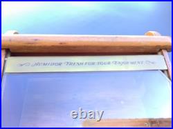 Vintage Santa Fe Cigars Wooden Cigar Countertop Store Display Case Humidor