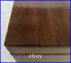 Vintage Sargent Cigar Chest Bridgeport Tobacco Humidor 12x8x6