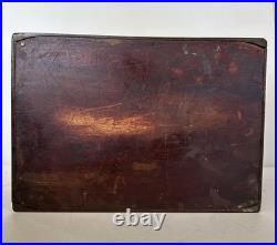 Vintage Sargent Cigar Chest Bridgeport Tobacco Humidor 12x8x6