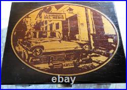 Vintage Signed Kia Humidor Cigar Box From La Bodeguita Del Medio Mexico