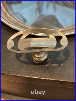 Vintage Smoking Stand Sterling Ashtray Cigar Cutter Drawer Accessories Set