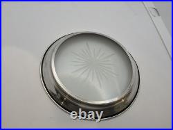 Vintage Smoking Stand Sterling Ashtray Cigar Cutter Drawer Accessories Set