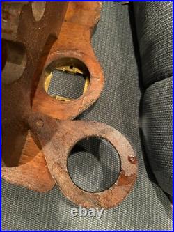 Vintage Smoking Table Copper-Lined Humidor