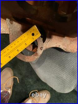 Vintage Smoking Table Copper-Lined Humidor