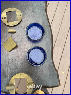 Vintage Smoking Table Copper-Lined Humidor