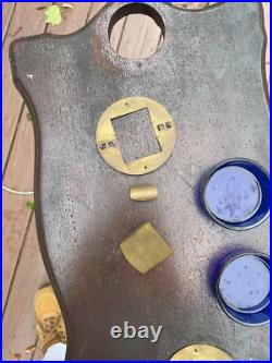 Vintage Smoking Table Copper-Lined Humidor