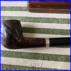 Vintage Tobacco Pipe Stand & Humidor 4 Pipes Dr. Grabow, Italy, Belvedere