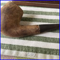 Vintage Tobacco Pipe Stand & Humidor 4 Pipes Dr. Grabow, Italy, Belvedere