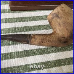 Vintage Tobacco Pipe Stand & Humidor 4 Pipes Dr. Grabow, Italy, Belvedere