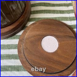Vintage Tobacco Pipe Stand & Humidor 4 Pipes Dr. Grabow, Italy, Belvedere