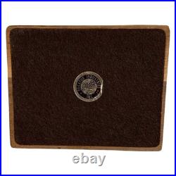 Vintage Wood Box Decatur Industries Humidor Box Walnut Wood Tobacco Storage Box