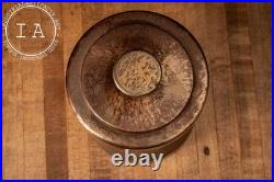 Vintage Wood Grain Humidor Canister