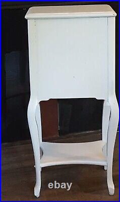 Vintage Wood Tobacco Cabinet Humidor Shabby LIL Natural Distress Painted 1940's