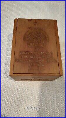 Vintage Wooden Habana Cigar Box Mfr 1920s Cuba