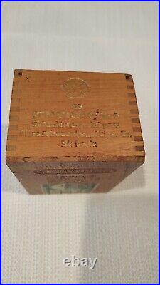 Vintage Wooden Habana Cigar Box Mfr 1920s Cuba